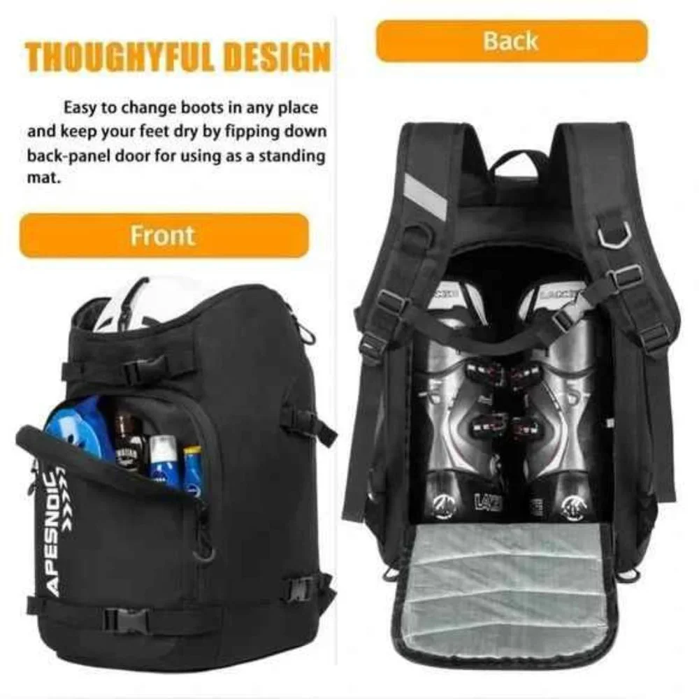 Ski and Snowboard Boots 50L Backpack